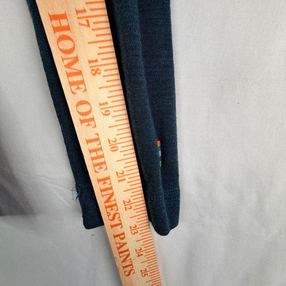 Smartwool base layer Pullover Size Medium Blue Co… - image 6